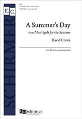 A Summer's Day SATB choral sheet music cover